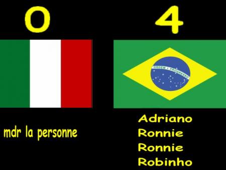 Brazil 4-0 Italie